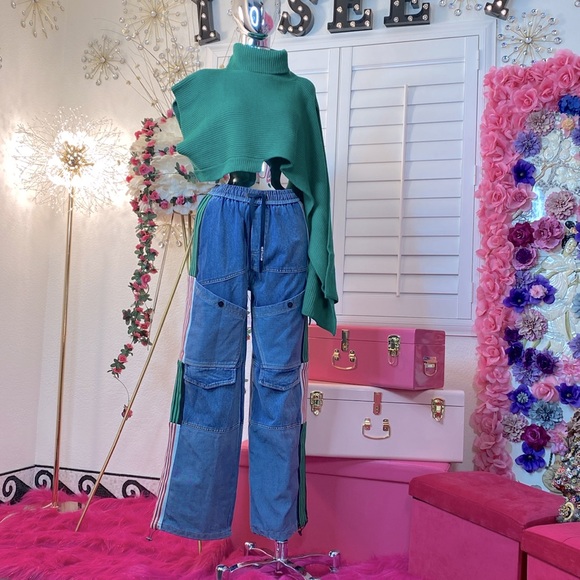 Cargo Denim Pants/Jogger - Picture 2 of 10